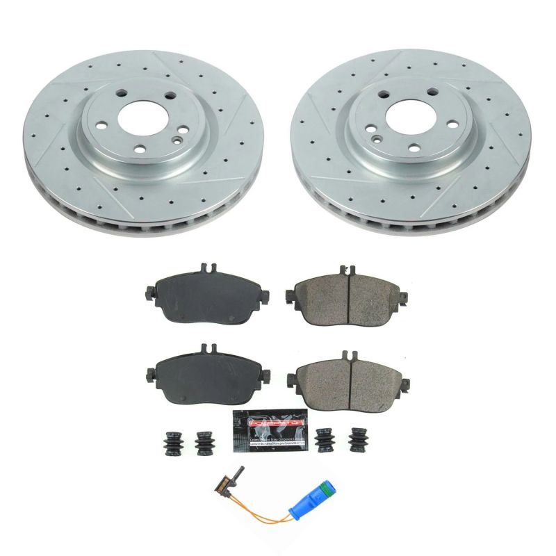 PowerStop Power Stop 17-19 Infiniti QX30 Front Z23 Evolution Sport Brake Kit - Brakes Rotors & Pads
