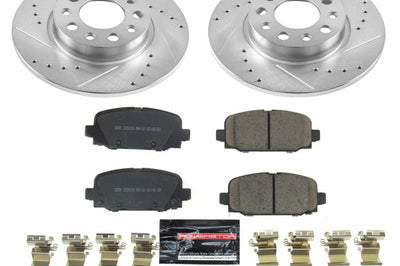 PowerStop Power Stop 17-19 Jeep Compass Rear Z23 Evolution Sport Brake Kit - Brakes Rotors & Pads