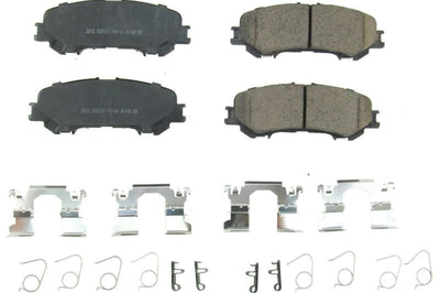 PowerStop Power Stop 17-19 Nissan Titan Rear Z17 Evolution Ceramic Brake Pads w/Hardware - Brakes Rotors &