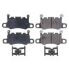 PowerStop Power Stop 17-19 Porsche Panamera Rear Z17 Evo Ceramic Pad w/Hardware - Brakes Rotors & Pads