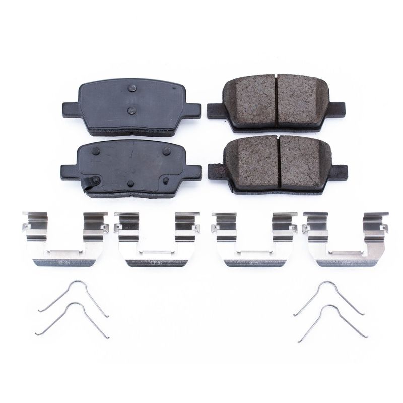 PowerStop Power Stop 18-19 Buick Enclave Rear Z17 Evolution Ceramic Brake Pads w/Hardware - Brakes Rotors &