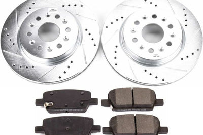 PowerStop Power Stop 18-19 Buick Enclave Rear Z23 Evolution Sport Brake Kit - Brakes Rotors & Pads