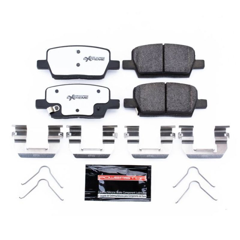 PowerStop Power Stop 18-19 Buick Enclave Rear Z26 Extreme Street Brake Pads w/Hardware - Brakes Rotors &