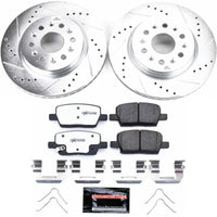PowerStop Power Stop 18-19 Buick Enclave Rear Z26 Street Warrior Brake Kit - Brakes Rotors & Pads