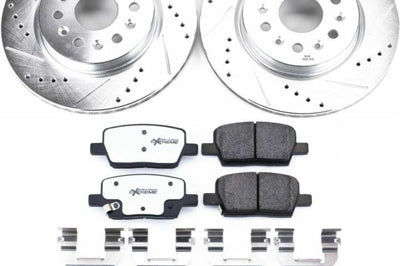 PowerStop Power Stop 18-19 Buick Enclave Rear Z26 Street Warrior Brake Kit - Brakes Rotors & Pads