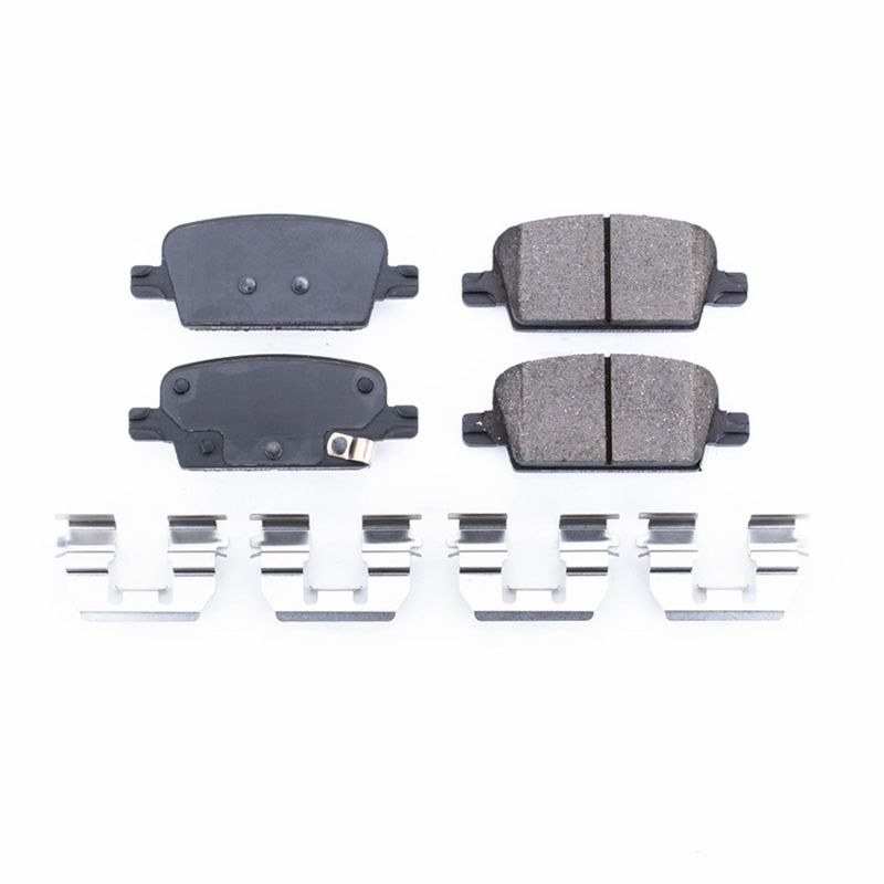 PowerStop Power Stop 18-19 Chevrolet Malibu Rear Z17 Evolution Ceramic Brake Pads w/Hardware - Brakes Rotors &