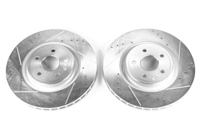 PowerStop Power Stop 18-19 Dodge Durango Front Evolution Drilled & Slotted Rotors - Pair - Brakes Pads