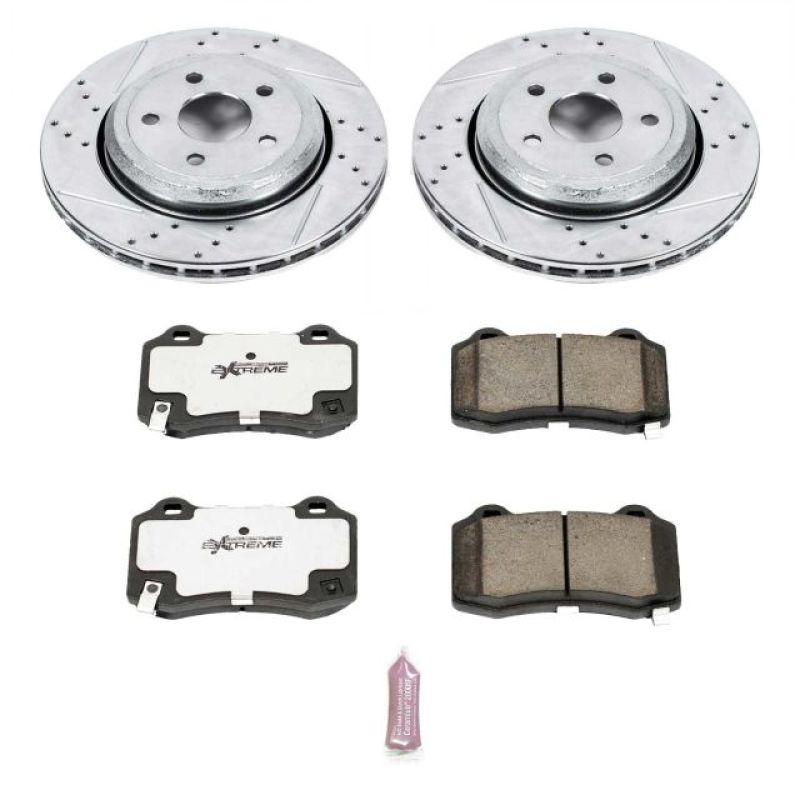 PowerStop Power Stop 18-19 Dodge Durango Rear Z26 Street Warrior Brake Kit - Brakes Rotors & Pads