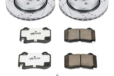 PowerStop Power Stop 18-19 Dodge Durango Rear Z26 Street Warrior Brake Kit - Brakes Rotors & Pads