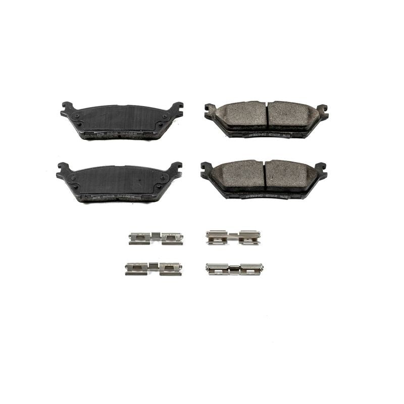 PowerStop Power Stop 18-19 Ford Expedition Rear Z17 Evolution Ceramic Brake Pads w/Hardware - Brakes Rotors &