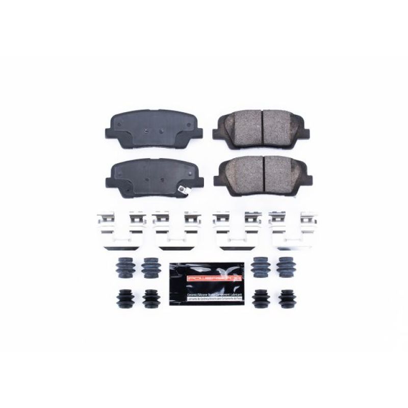 PowerStop Power Stop 18-19 Genesis G80 Rear Z23 Evolution Sport Brake Pads w/Hardware - Brakes Rotors &
