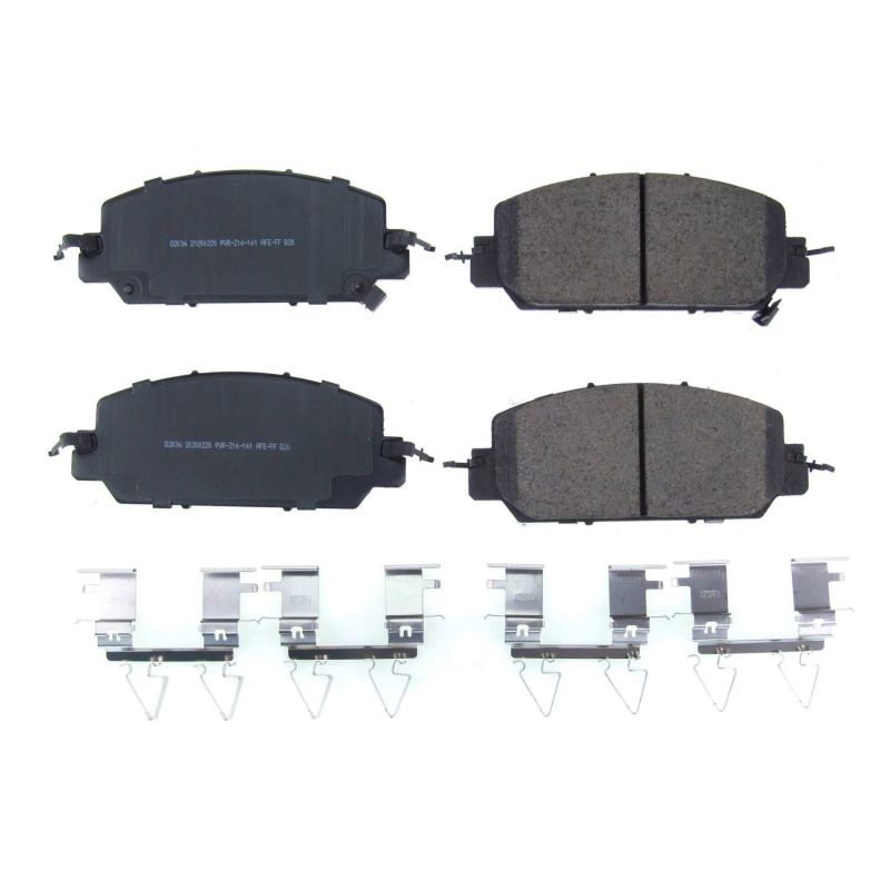 PowerStop Power Stop 18-19 Honda Clarity Front Z17 Evolution Ceramic Brake Pads w/Hardware - Brakes Rotors &