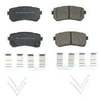 PowerStop Power Stop 18-19 Hyundai Kona Rear Z17 Evolution Ceramic Brake Pads w/Hardware - Brakes Rotors &