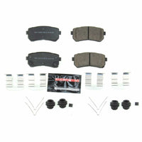 PowerStop Power Stop 18-19 Hyundai Kona Rear Z23 Evolution Sport Brake Pads w/Hardware - Brakes Rotors &
