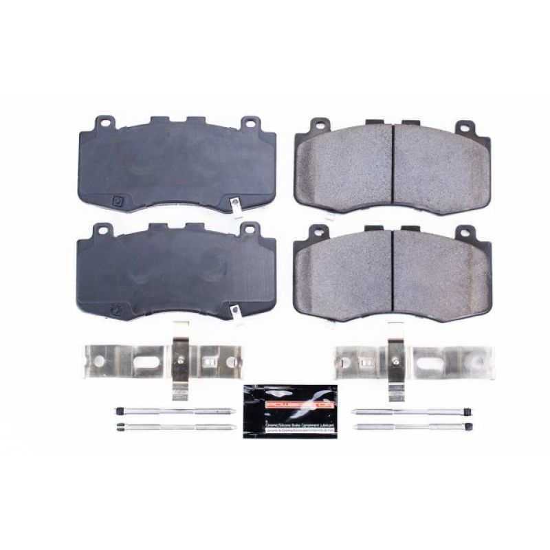PowerStop Power Stop 18-19 Jeep Grand Cherokee Front Z23 Evolution Sport Brake Pads w/Hardware - Brakes Rotors &