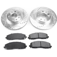 PowerStop Power Stop 18-19 Jeep Wrangler Front Z23 Evolution Sport Brake Kit - Brakes Rotors & Pads
