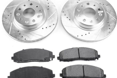 PowerStop Power Stop 18-19 Jeep Wrangler Front Z23 Evolution Sport Brake Kit - Brakes Rotors & Pads