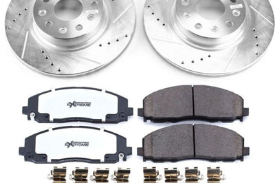 PowerStop Power Stop 18-19 Jeep Wrangler Front Z36 Truck & Tow Brake Kit - Brakes Rotors Pads