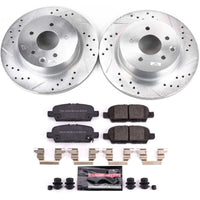 PowerStop Power Stop 18-19 Nissan 370Z Rear Z23 Evolution Sport Brake Kit - Brakes Rotors & Pads