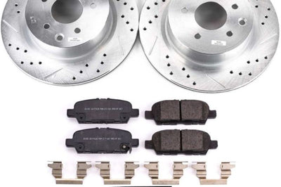 PowerStop Power Stop 18-19 Nissan 370Z Rear Z23 Evolution Sport Brake Kit - Brakes Rotors & Pads