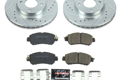 PowerStop Power Stop 18-19 Nissan Kicks Front Z23 Evolution Sport Brake Kit - Brakes Rotors & Pads