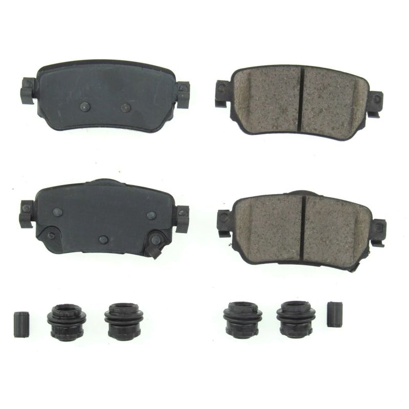 PowerStop Power Stop 18-19 Nissan Leaf Rear Z17 Evolution Ceramic Brake Pads w/Hardware - Brakes Rotors &