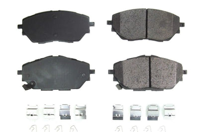 PowerStop Power Stop 18-19 Toyota C-HR Front Z17 Evolution Ceramic Brake Pads w/Hardware - Brakes Rotors &