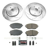 PowerStop Power Stop 18-19 Toyota C-HR Front Z23 Evolution Sport Brake Kit - Brakes Rotors & Pads