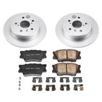 PowerStop Power Stop 18-19 Toyota Camry Rear Z17 Evolution Geomet Coated Brake Kit - Brakes Rotors & Pads