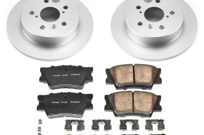 PowerStop Power Stop 18-19 Toyota Camry Rear Z17 Evolution Geomet Coated Brake Kit - Brakes Rotors & Pads