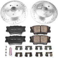 PowerStop Power Stop 18-19 Toyota Camry Rear Z23 Evolution Sport Brake Kit - Brakes Rotors & Pads