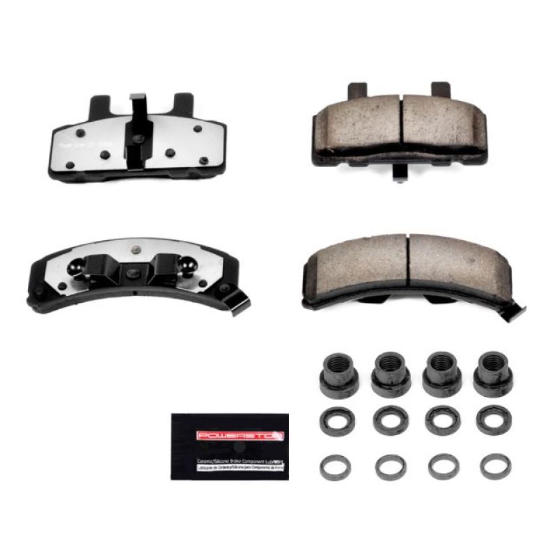 PowerStop Power Stop 1993 Cadillac 60 Special Front Z36 Truck & Tow Brake Pads w/Hardware - Brakes Rotors