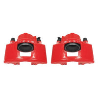 PowerStop Power Stop 1994 Chevrolet Blazer Front Red Calipers w/o Brackets - Pair - Brakes Rotors & Pads