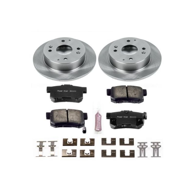 PowerStop Power Stop 1997 Acura CL Rear Autospecialty Brake Kit - Brakes Rotors & Pads