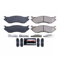 PowerStop Power Stop 1998 Dodge B1500 Front Z23 Evolution Sport Brake Pads w/Hardware - Brakes Rotors &