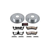 PowerStop Power Stop 2003 Ford Explorer Sport Rear Z36 Truck & Tow Brake Kit - Brakes Rotors Pads