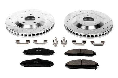 PowerStop Power Stop 2004 Cadillac XLR Front Z23 Evolution Sport Brake Kit - Brakes Rotors & Pads