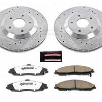 PowerStop Power Stop 2004 Cadillac XLR Front Z26 Street Warrior Brake Kit - Brakes Rotors & Pads