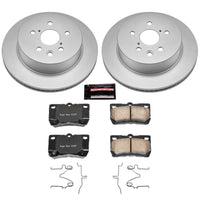 PowerStop Power Stop 2006 Lexus GS300 Rear Z17 Evolution Geomet Coated Brake Kit - Brakes Rotors & Pads