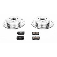 PowerStop Power Stop 2006 Lexus GS300 Rear Z23 Evolution Sport Brake Kit - Brakes Rotors & Pads