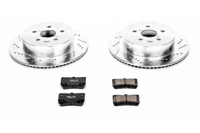 PowerStop Power Stop 2006 Lexus GS300 Rear Z23 Evolution Sport Brake Kit - Brakes Rotors & Pads