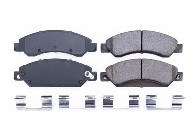 PowerStop Power Stop 2007 Cadillac Escalade Front Z17 Evolution Ceramic Brake Pads w/Hardware - Brakes Rotors &