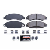 PowerStop Power Stop 2007 Cadillac Escalade Front Z23 Evolution Sport Brake Pads w/Hardware - Brakes Rotors &