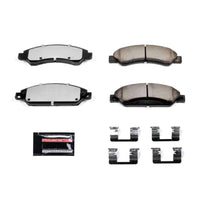 PowerStop Power Stop 2007 Cadillac Escalade Front Z36 Truck & Tow Brake Pads w/Hardware - Brakes Rotors