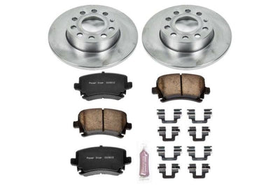 PowerStop Power Stop 2008 Audi A3 Rear Autospecialty Brake Kit - Brakes Rotors & Pads