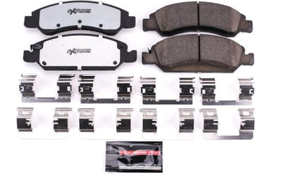 PowerStop Power Stop 2008 Chevrolet Avalanche Front Z36 Truck & Tow Brake Pads w/Hardware - Brakes Rotors