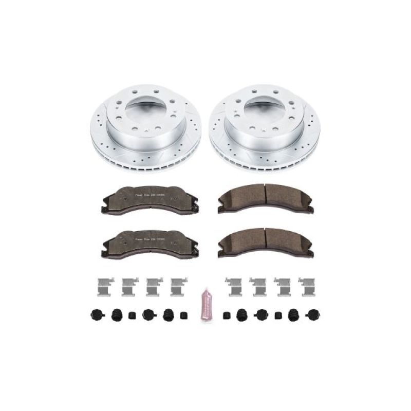 PowerStop Power Stop 2011 Chevrolet Silverado 2500 HD Front Z36 Truck & Tow Brake Kit - Brakes Rotors Pads