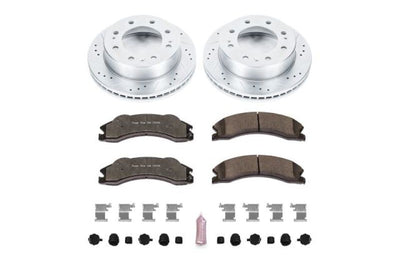 PowerStop Power Stop 2011 Chevrolet Silverado 2500 HD Front Z36 Truck & Tow Brake Kit - Brakes Rotors Pads