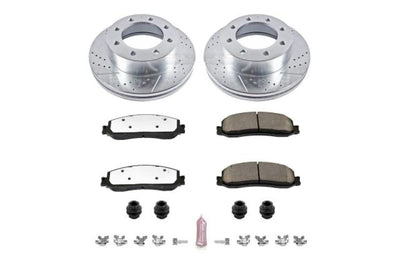 PowerStop Power Stop 2012 Ford F-250 Super Duty Front Z36 Truck & Tow Brake Kit - Brakes Rotors Pads
