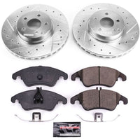 PowerStop Power Stop 2014 Mercedes-Benz C300 Front Z23 Evolution Sport Brake Kit - Brakes Rotors & Pads